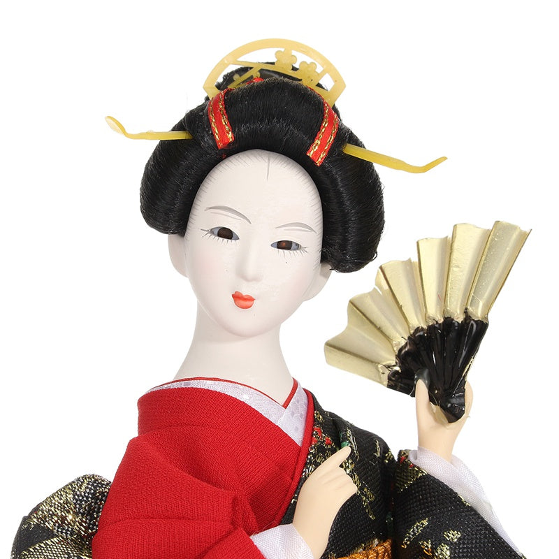 Japanese Red Kabuki Doll