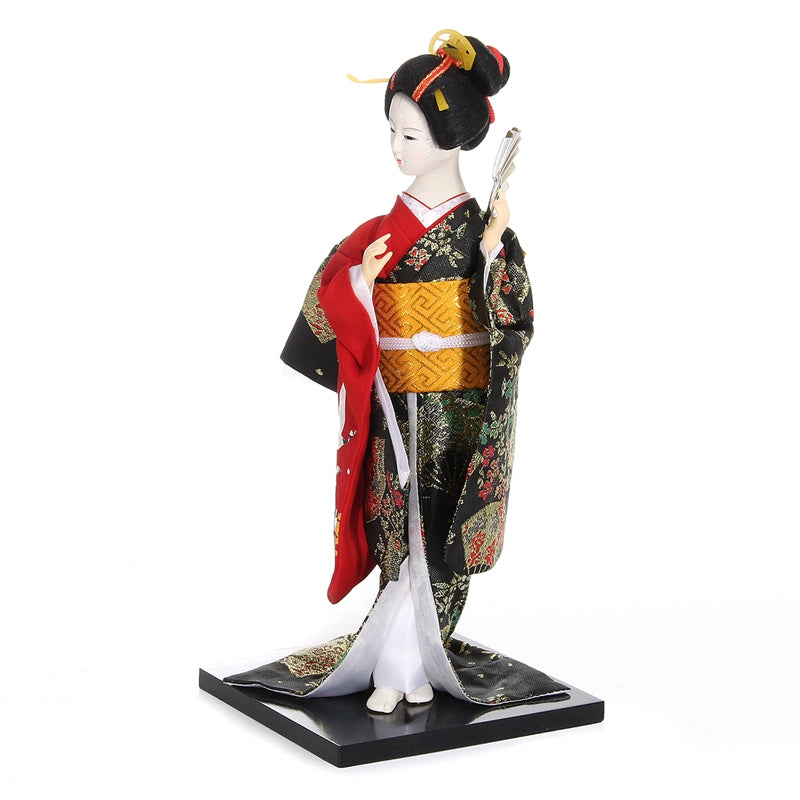 Japanese Red Kabuki Doll