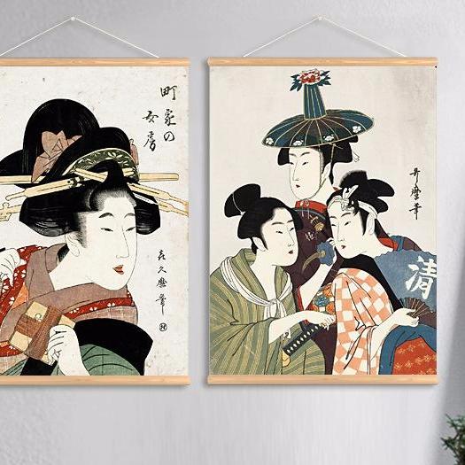 Ukiyo-E Canvas Art