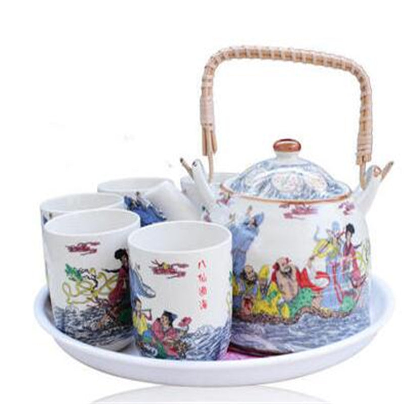 Floral Japanese Teapot Set