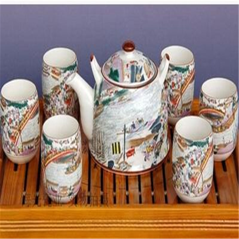 Floral Japanese Teapot Set