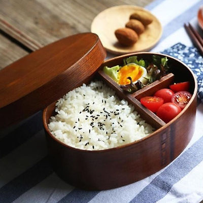 Japanese Style Wooden Bento Box