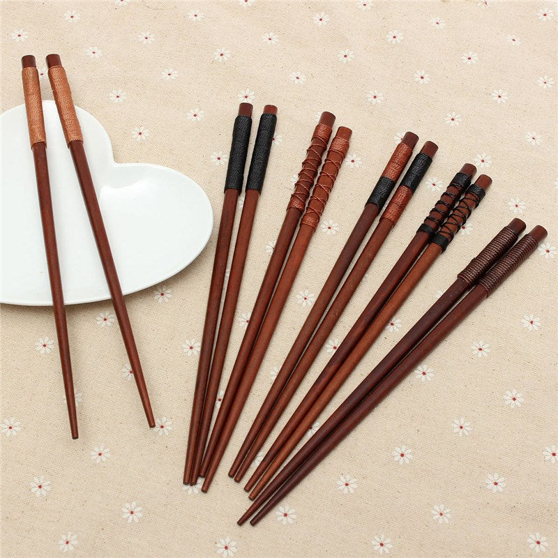 Iron  and Wood Chopsticks