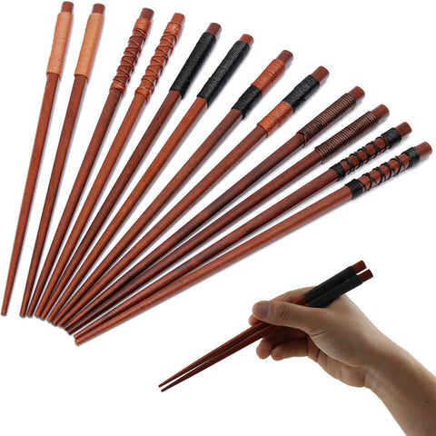 Iron  and Wood Chopsticks