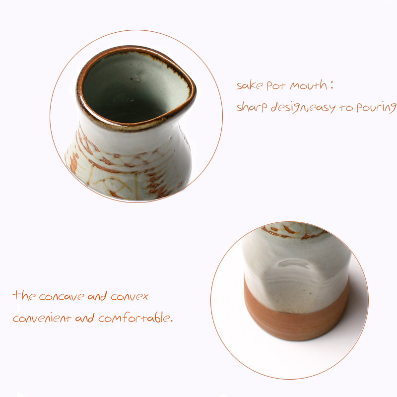 Traditional Stoneware Sake Set