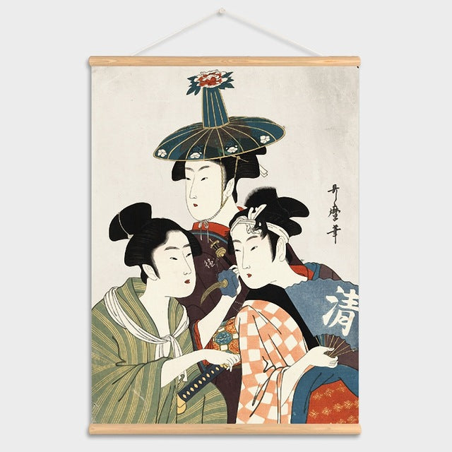 Ukiyo-E Canvas Art