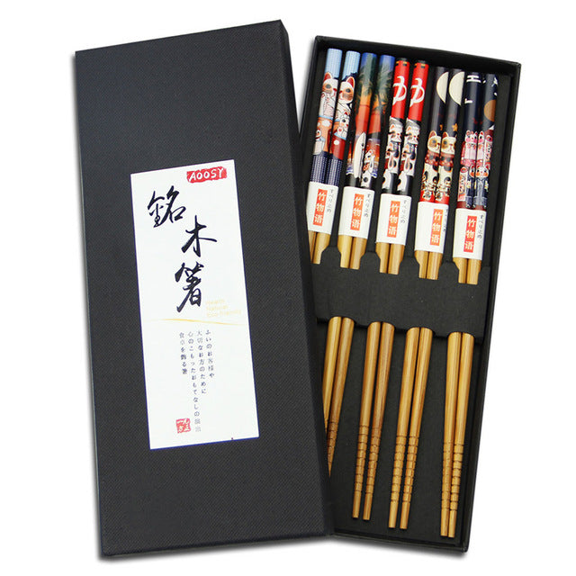 Bamboo Chopstick Set