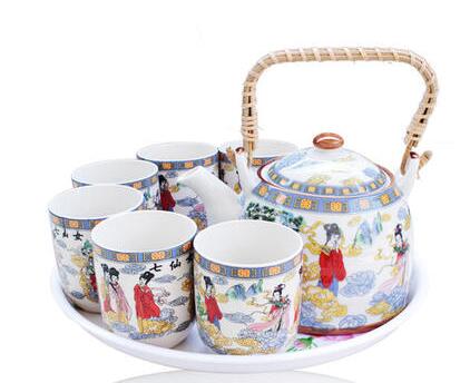 Floral Japanese Teapot Set