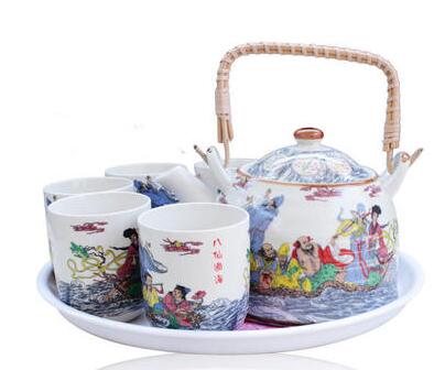 Floral Japanese Teapot Set