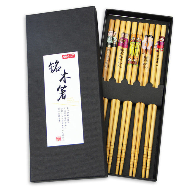 Bamboo Chopstick Set