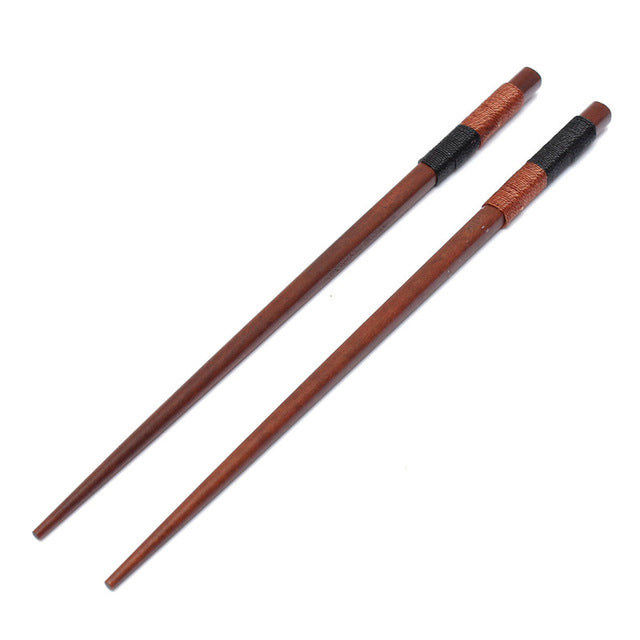 Iron  and Wood Chopsticks